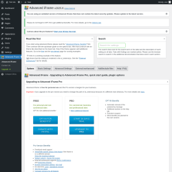 Page screenshot: Advanced iFrame