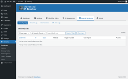 Page screenshot: Security → 
                        
                        Logs & Sessions                                            