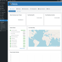 Page screenshot: Security → Settings → 
                        
                        Dashboard                                            