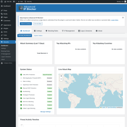 Page screenshot: Security → Settings → 
                        
                        Dashboard                                            
