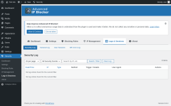 Page screenshot: Security → Logs & Sessions