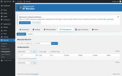 Page screenshot: Security → IP Management