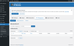 Page screenshot: Security → IP Management