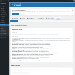 Page screenshot: Security → 
                        
                        About                                            