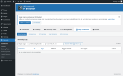 Page screenshot: Security → 
                        
                        Logs & Sessions                                            