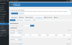 Page screenshot: Security → IP Management