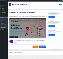 Page screenshot: Tools → Advanced Posts