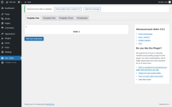 Page screenshot: Adv. Slider
