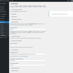 Page screenshot: Settings → TweakMaster