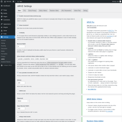 Page screenshot: Settings → ARVE