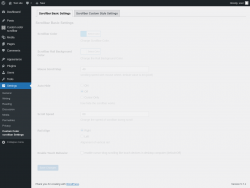 Page screenshot: Custom color scrollbar
