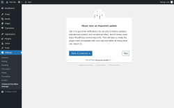 Page screenshot: Advanced Scrollbar Settings ‹ Test site — WordPress