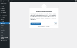 Page screenshot: Advanced Scrollbar Settings ‹ Test site — WordPress