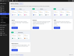 Page screenshot: Testimonials &rarr; Demo Library