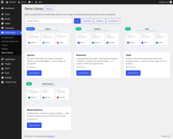 Page screenshot: Testimonials &rarr; Demo Library