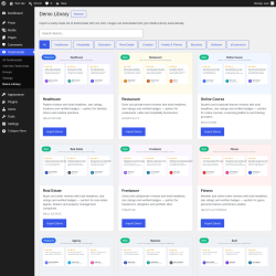 Page screenshot: Testimonials &rarr; Demo Library