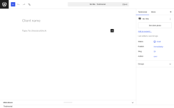 Page screenshot: Testimonials &rarr; Add New Testimonial