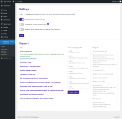 Page screenshot: Advanced Visual Elements → Settings