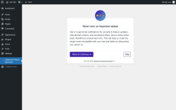 Page screenshot: Advanced Visual Elements ‹ Test site — WordPress