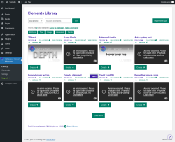 Page screenshot: Advanced Visual Elements