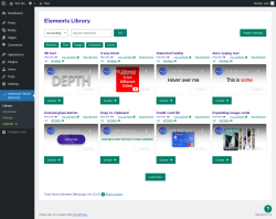Page screenshot: Advanced Visual Elements