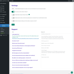 Page screenshot: Advanced Visual Elements → Settings