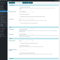 Page screenshot: affiliate-toolkit → Settings → Advanced settings