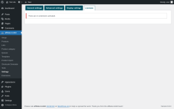 Page screenshot: affiliate-toolkit → Settings → Licenses