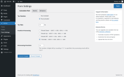 Page screenshot: Forms &rarr; Form Settings