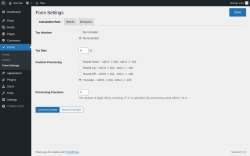 Page screenshot: Forms &rarr; Form Settings