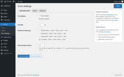 Page screenshot: Forms &rarr; Form Settings