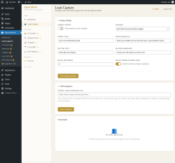 Page screenshot: AgencyBoost &rarr; Lead Capture