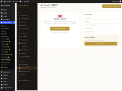 Page screenshot: AgencyBoost &rarr; Email / SMTP 🔒