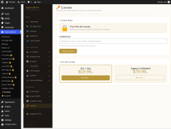 Page screenshot: AgencyBoost &rarr; 🔑 License