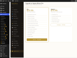 Page screenshot: AgencyBoost &rarr; ⭐ Upgrade