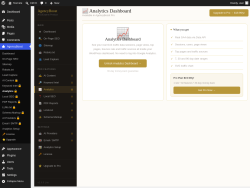 Page screenshot: AgencyBoost &rarr; Analytics 🔒