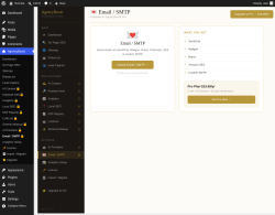 Page screenshot: AgencyBoost &rarr; Email / SMTP 🔒