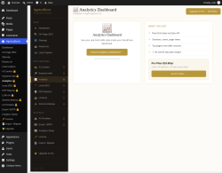Page screenshot: AgencyBoost &rarr; Analytics 🔒