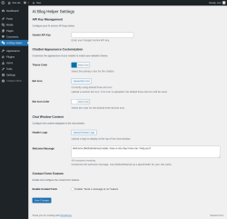 Page screenshot: AI Blog Helper