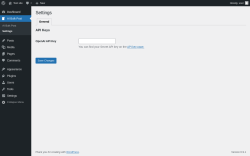 Page screenshot: AI Bulk Post &rarr; Settings