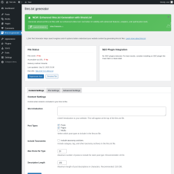 Page screenshot: llms.txt generator
