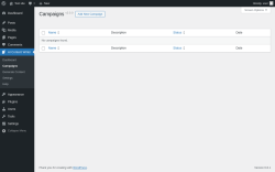 Page screenshot: AI Content Writer &rarr; Campaigns