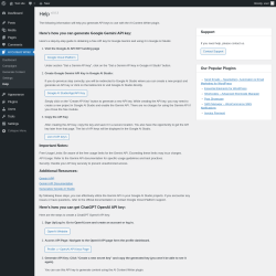 Page screenshot: AI Content Writer &rarr; Help