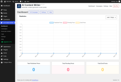 Page screenshot: AI Content Writer