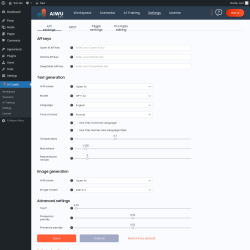 Page screenshot: AI Copilot → Settings