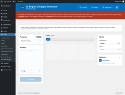 Page screenshot: Tools → Generate Images