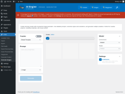 Page screenshot: Tools → Generate Images
