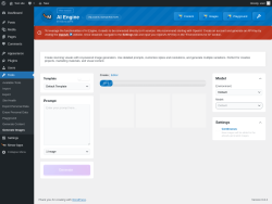 Page screenshot: Tools → Generate Images