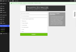 Page screenshot: AI Moderator &rarr; Contact Us