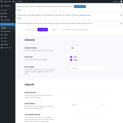Page screenshot: AI-Powered SEO → General